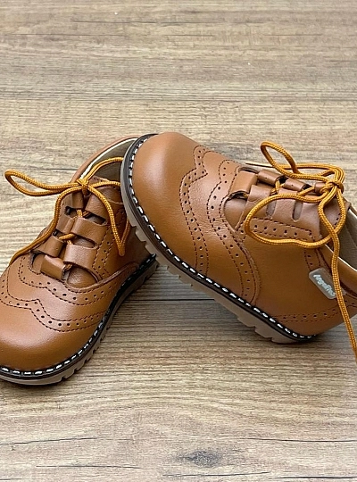 English boot leather color leather.