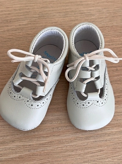 English for boy beige color. Christening or dress up