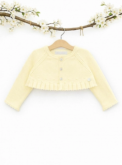 Girl's jacket with ruffle, Winnipeg collection