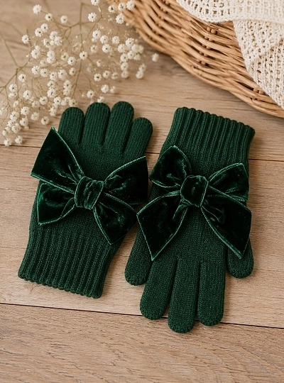 Guantes marca Condor con lazo de terciopelo