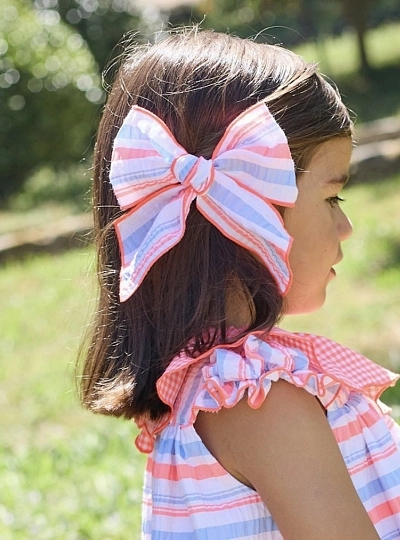 Hair bow with clip, Bike collection Hair bow with clip, Bike collection