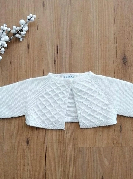 Knitted jacket, special baptism