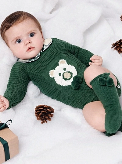 Knitted romper from the Symphony collection