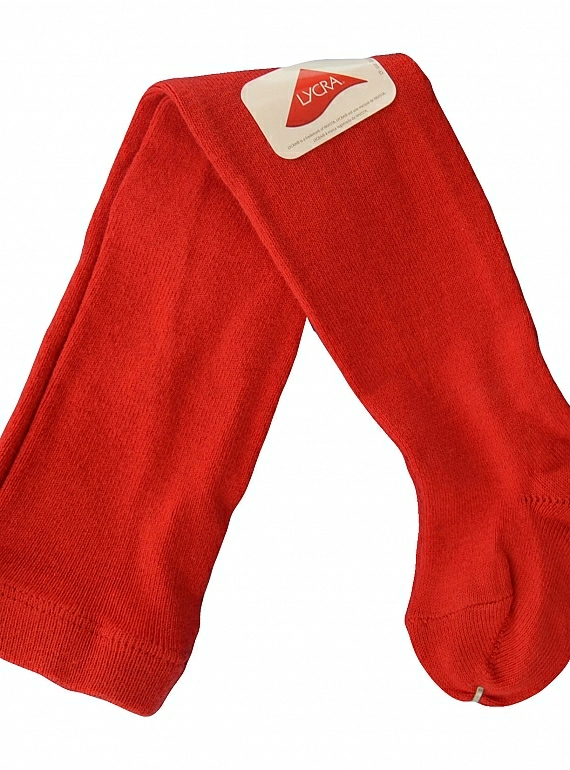 Leotardo de punto liso marca Cóndor color Rojo 550. O-Invierno