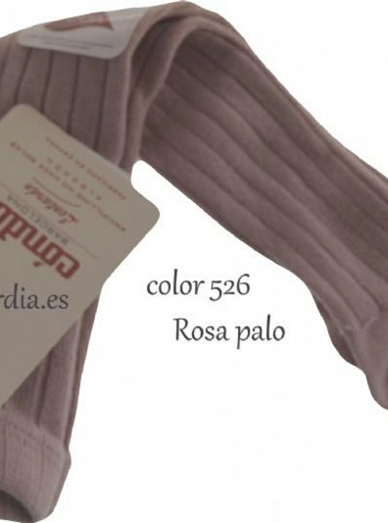 Leotardos Marca Cóndor. Canale finito. Color 526 rosa palo