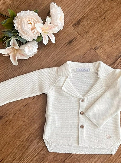 Long jacket for boy Rose Collection
