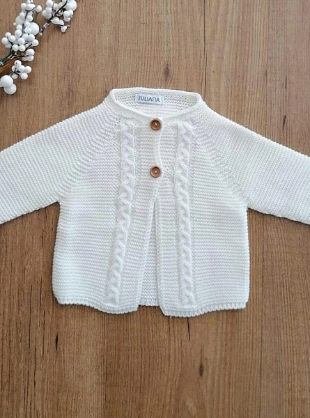 Long knitted jacket. Two colors