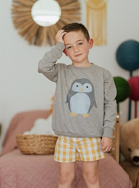 Mon Petit Bonbon Penguin Collection Boy's Sweatshirt