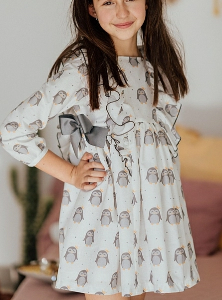 Mon Petit Bonbon Penguins Collection Dress
