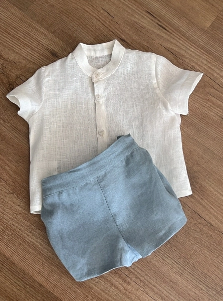 Océano collection shirt and bloomers set