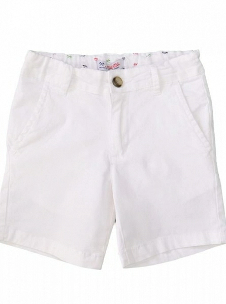 Pantalon corto blanco de la marca Miranda. P-Verano