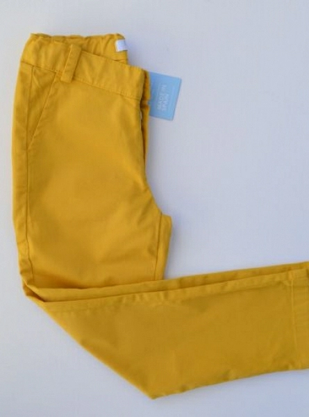 Pantalon de Foque color mostaza. P-V