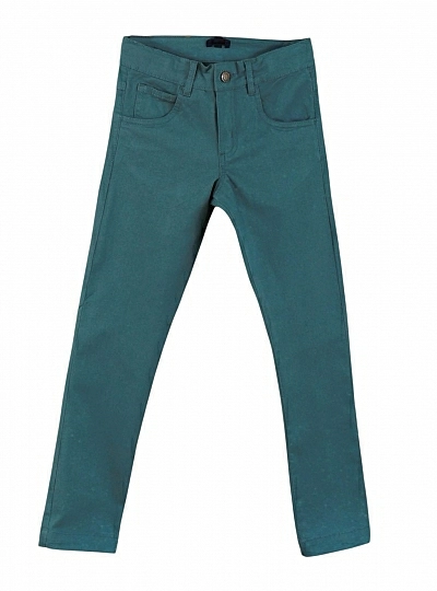 Pantalón pitillo en color azul verdoso