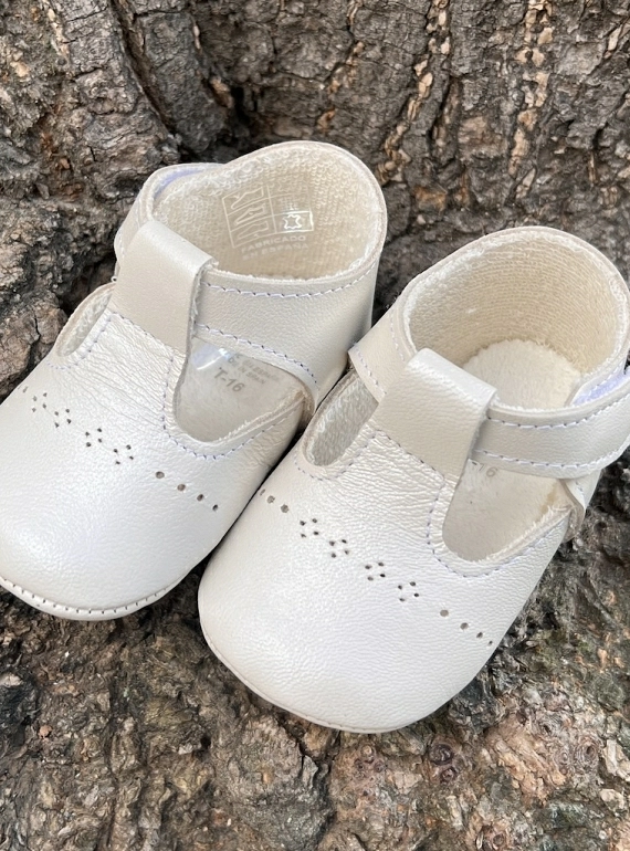 Pearly shoe for boy. special baptism