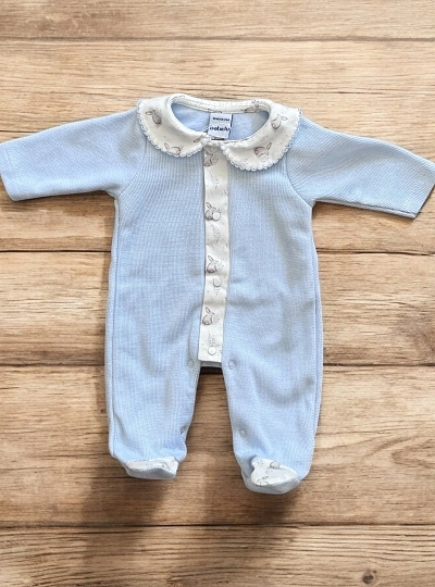 Pelele para niño color azul colección Liebre Pelele para niño color azul colección Liebre
