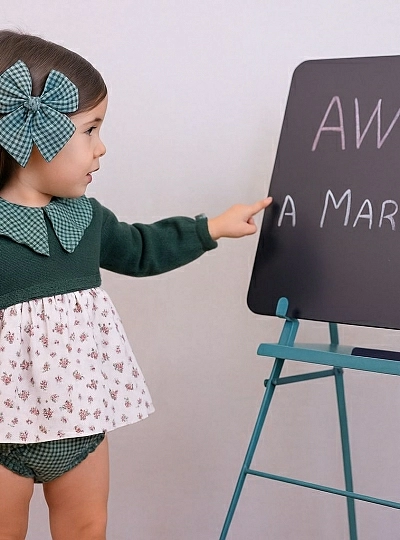 Petit & Flower three-piece girl's set from La Martínique
