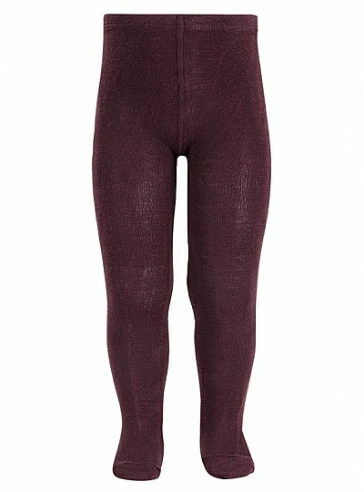 Plain knit leotard, Cóndor brand, color 596 Syrah