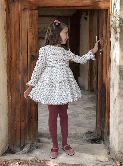 Plumeti dress from the Bugambilia collection Plumeti dress from the Bugambilia collection