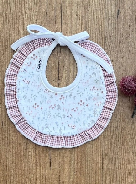 Round bib for girl Cheer collection