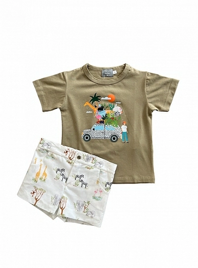 Set for boy safari collection by Mon Petit Bonbon