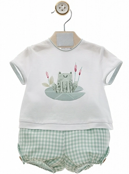 Set for boy, t-shirt and bloomers, Mermaid collection