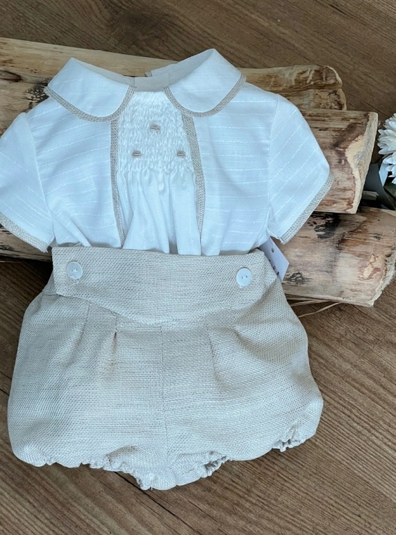 Set for boy. Blouse and bloomers Cala collection
