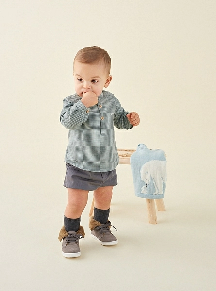 Set shirt with bloomers or pants. Foque Friendship Collection.