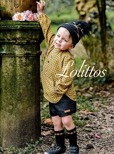 Shirt and pants for boys, Lolittos Globo collection