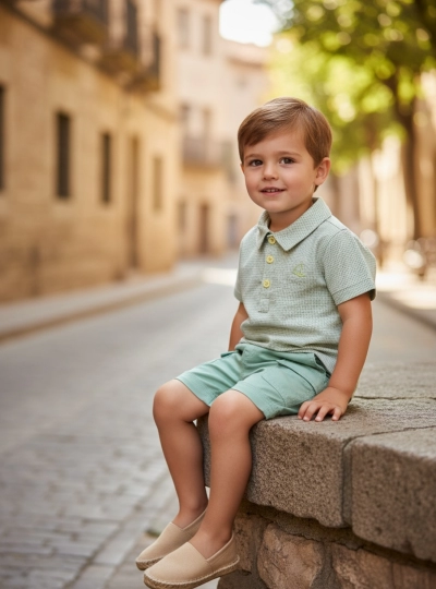 Shirt and pants set from the Foque Havana collection Shirt and pants set from the Foque Havana collection