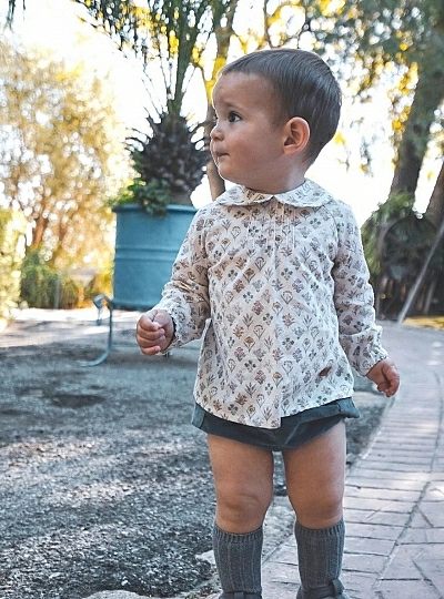 Shirt and shorts for boys Flores collection by José Varón