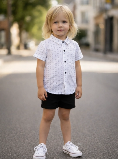 Shirt and trousers set Onix Collection