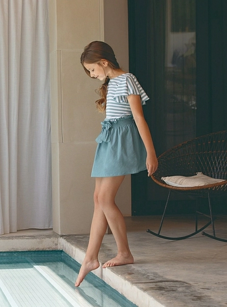 Skirt and T-shirt Tabarca Collection by Eve children