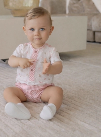 Strawberry and Cream Collection outfit for boys