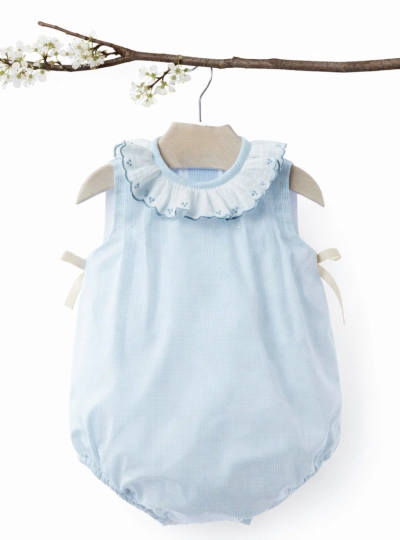 Striped romper for boys, Cristal collection