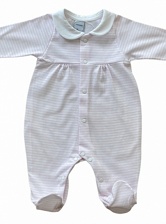 Striped romper or pajamas in two colors. Mod. Sailor