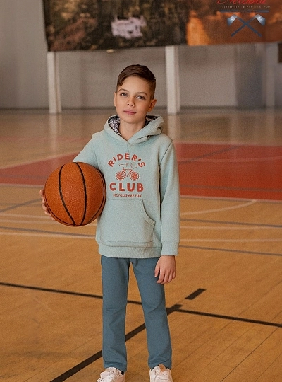 Sudadera para niño verde agua