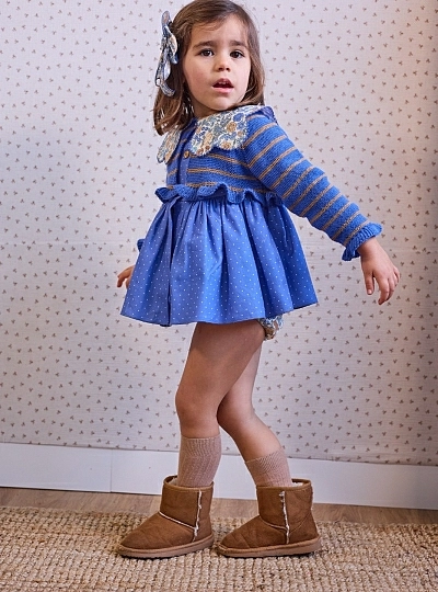 Three-piece set for girls Children choco from La Martinique