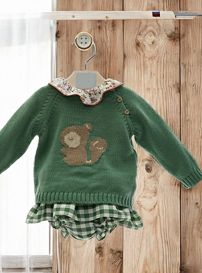 Three-piece set for girls from the Ardilla collection