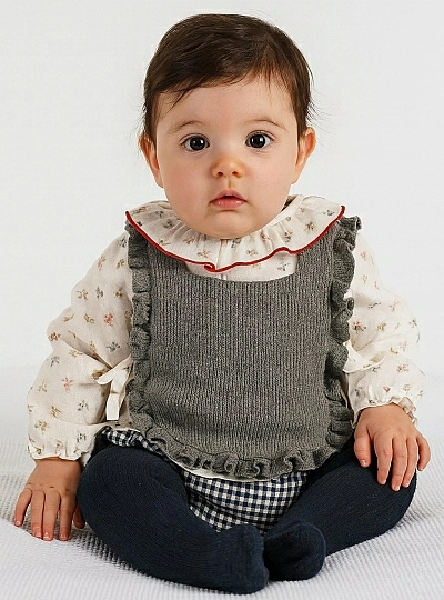 Three-piece set for girls, Oxford collection Three-piece set for girls, Oxford collection