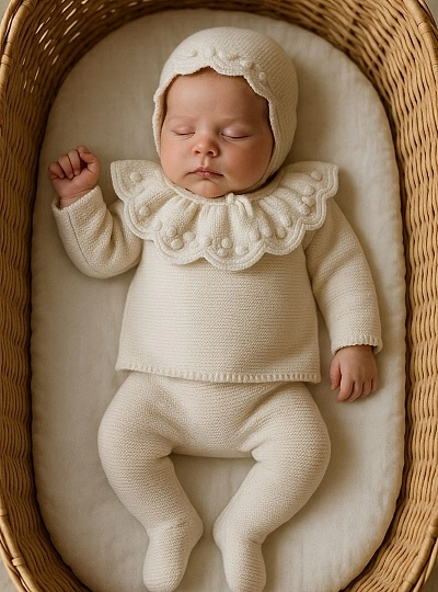 Three-piece unisex set. Snow collection.