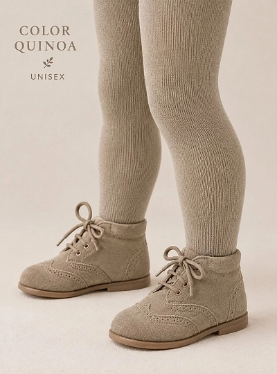 Tights, plain knit, brand Cóndor, color 310 Quinoa Tights, plain knit, brand Cóndor, color 310 Quinoa