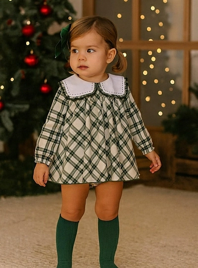 Toddler dress and shorts set from Copo's Gold Collection