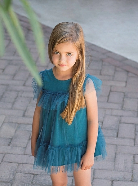 Tulle dress Dolphin collection by Eve Children. P-Summer