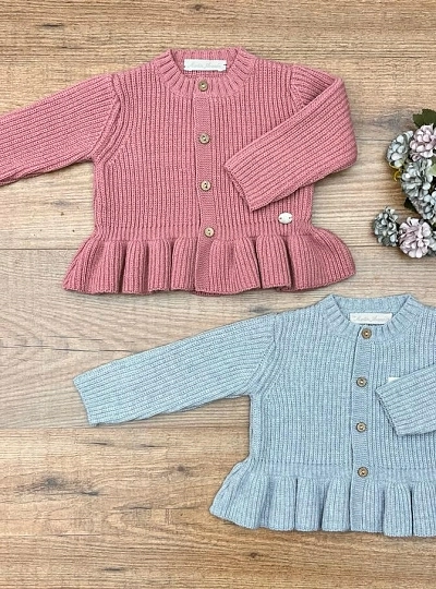 Two-tone English knit jacket. Adriatic Collection