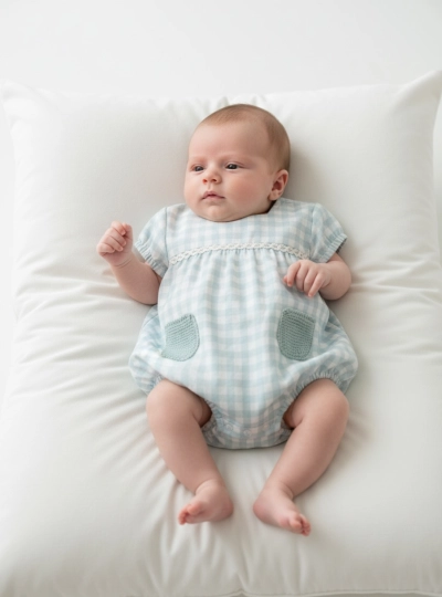 Unisex baby romper for newborns Nika Collection