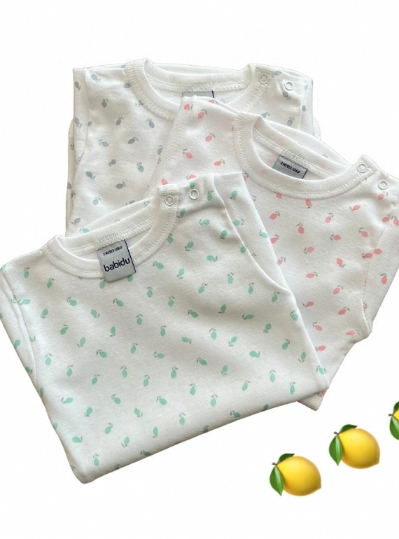 Unisex body in three colors Lemons collection