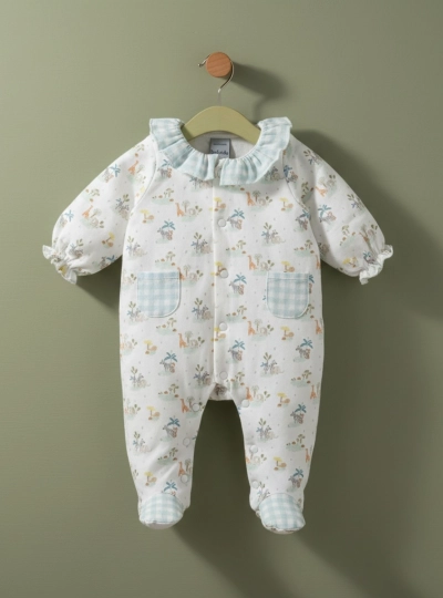 Unisex cotton romper from the Adventure collection