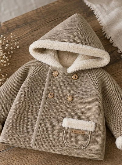 Unisex knitted duffle coat from the Caravia collection