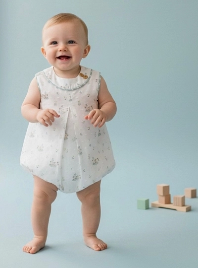 Unisex polka dot romper Gres Collection