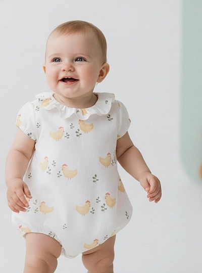 Unisex romper from the Anfora collection Unisex romper from the Anfora collection